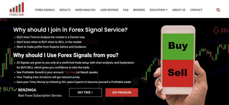 Melhore a lucratividade com os nossos sinais de negociação forex