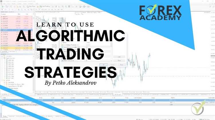 Forex algorithmic trading strategies