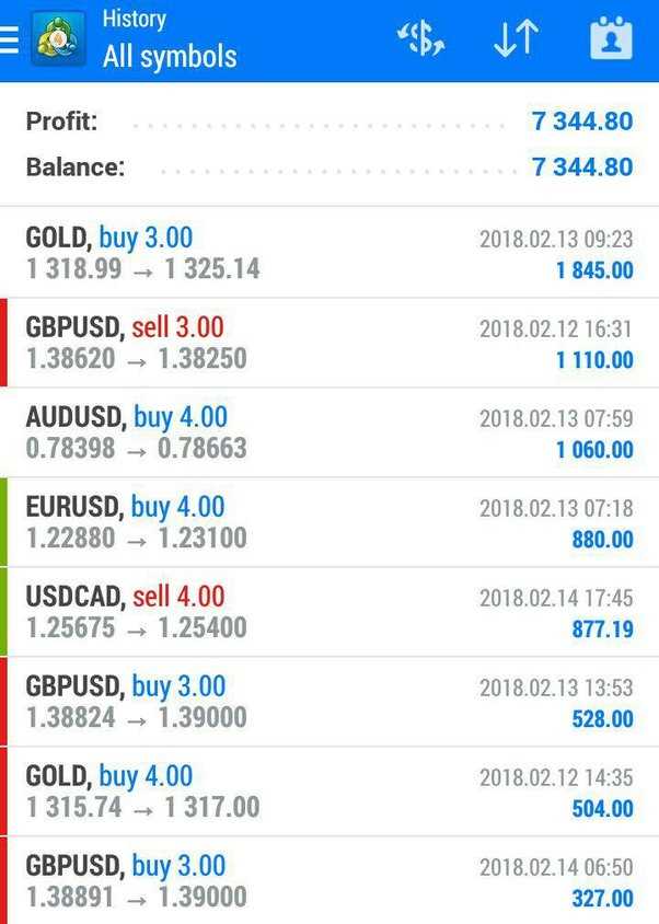 Forex trading earnings per day