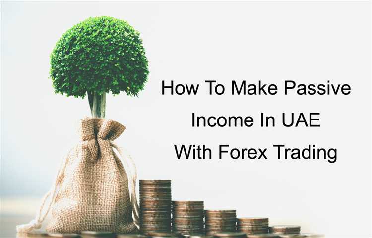 Forex trading passive income