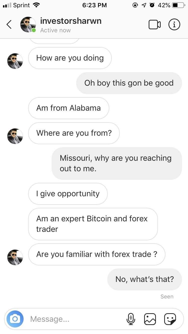 Forex trading scam instagram