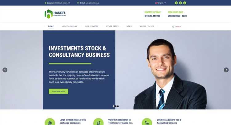 Forex trading website templates