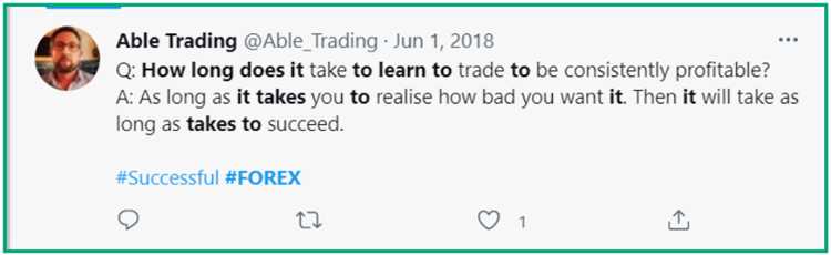 How long does it take to learn forex trading