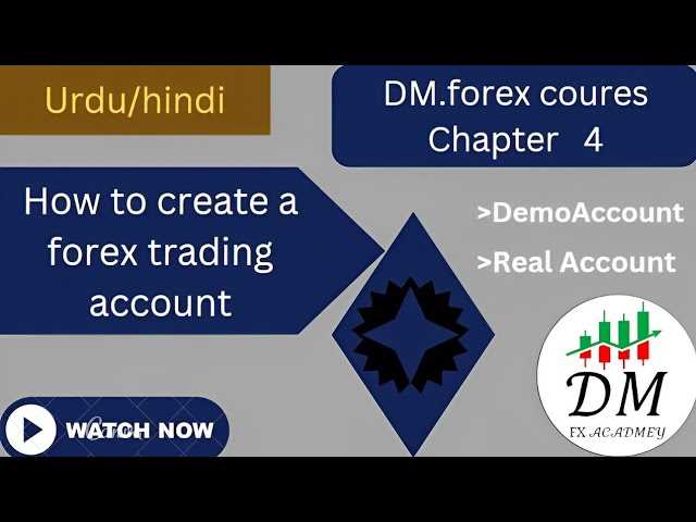 How to create a forex trading account