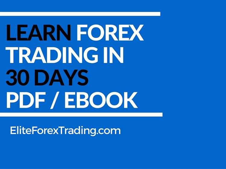 Os benefícios de estudar Forex Trading em PDF