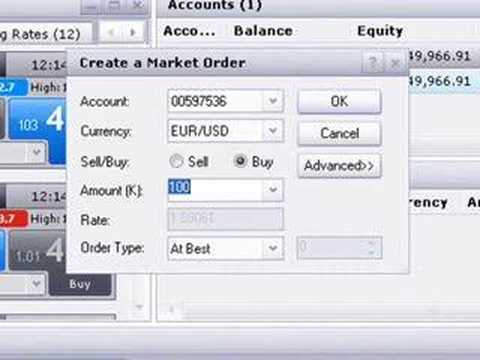 How to place order in forex trading