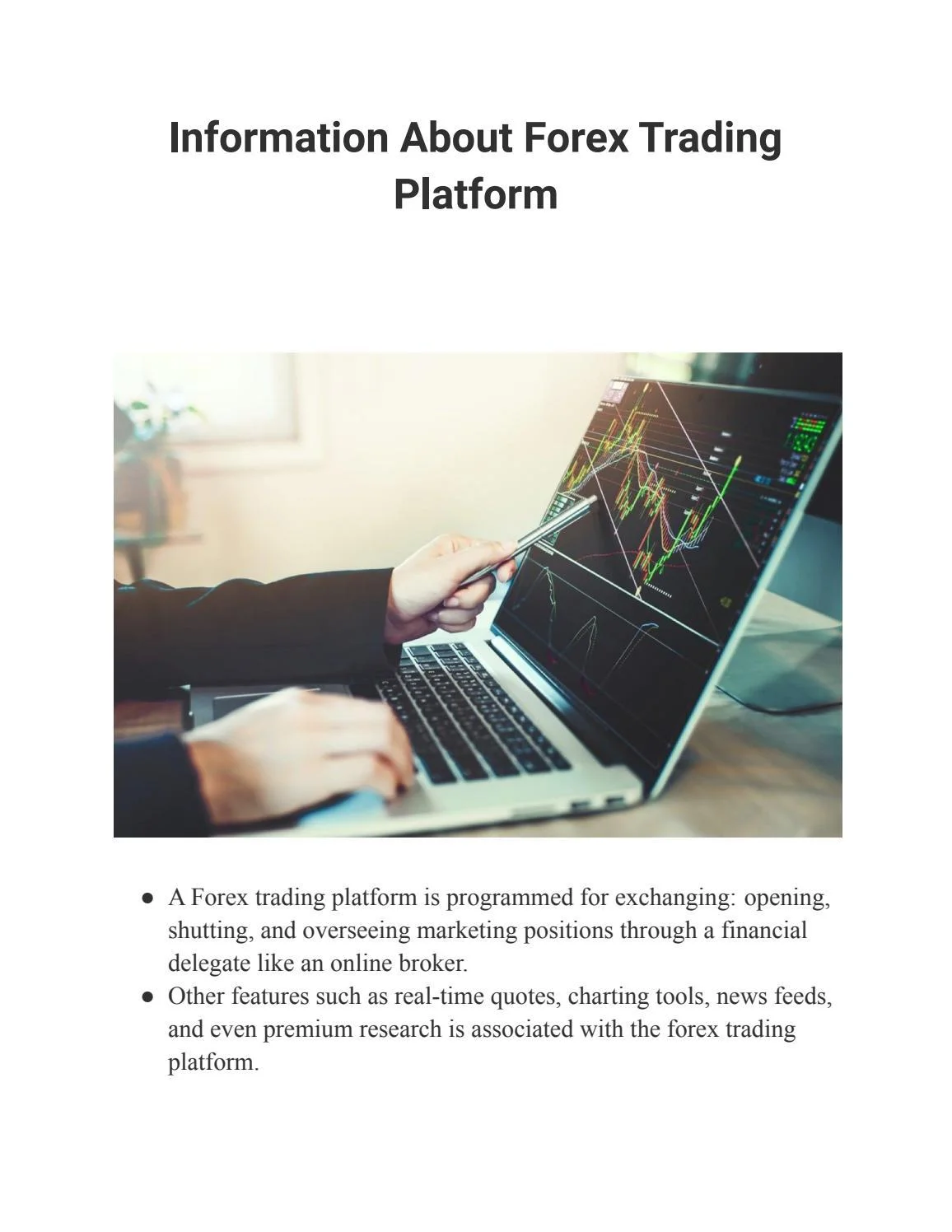 Information forex trading