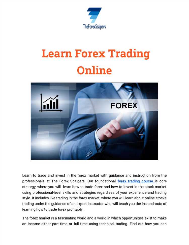 Online forex trading training