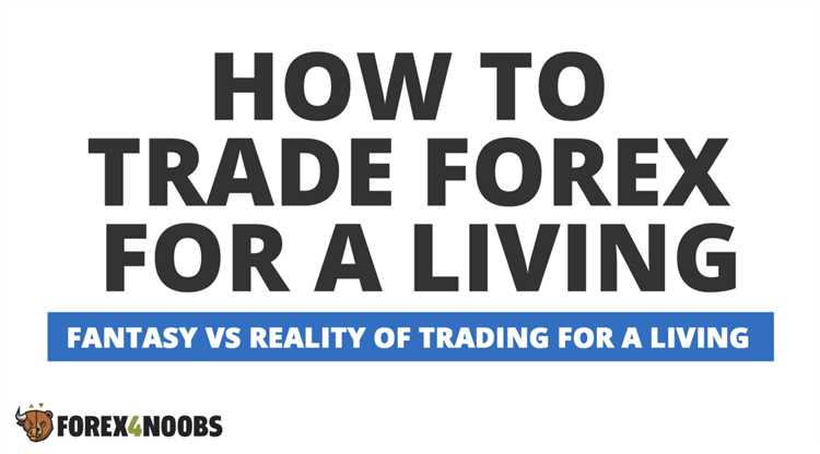 Trading forex for a living