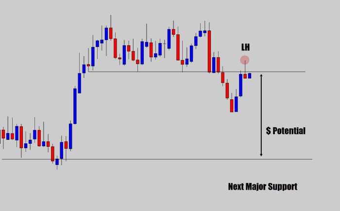 Trading forex price action